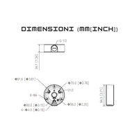 Dahua pfa135 scatola di giunzione in alluminio per telecamere