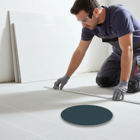 Disco rete abrasivo bifacciale carburo di silicio 450 mm *** misura 80 gr., confezione 1