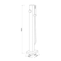 Fontana da giardino a colonna esterno in acciaio inox con cover impermeabile *** modello salice, confezione 1