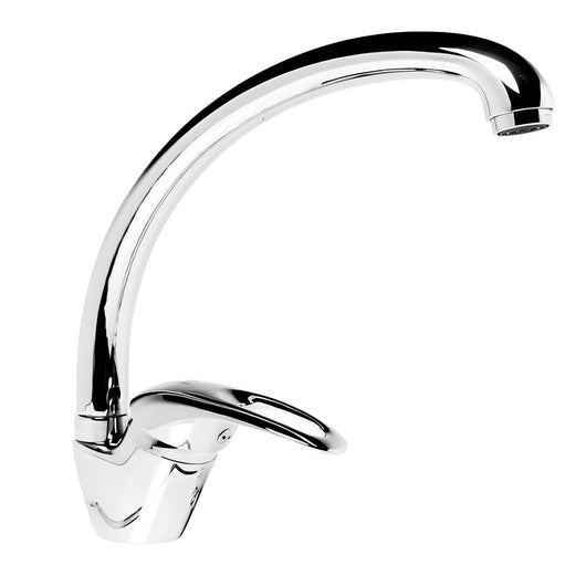 Miscelatore rubinetto per lavello cucina erogazione orientabile *** finitura- cromo lucido, confezione 1