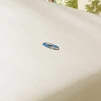 Tettuccio di Ricambio per Gazebo da Giardino 3x4m con Tetto a 2 Livelli in Poliestere Beige