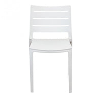 SEDIA IN PROLIPROPILENE BIANCA HALLIE