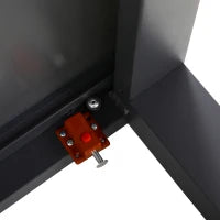 Set da Giardino con Tavolo Estensibile per 8/12 persone, 12 Sedie Impilabili, in Alluminio e Tessilene, Grigio