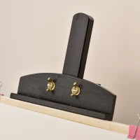 Cavalletto Pittura, 135 cm Cavalletto Treppiede per Dipingere su Tela, Cavalletto in Legno di Pino Regolabile, Portatile e Pieghevole con Pennello per Studio, Artisti e Pittori, Nero