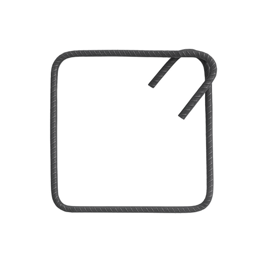 Staffe armatura ferro 20x20 cm strutture cemento disponibili diverse quantità *** pezzi 5, confezione 1