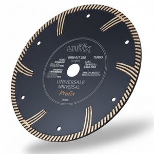 Disco diamantato turbo universale cemento, cemento armato, granito *** misura Ø 115 x 2,4 mm, confezione 1