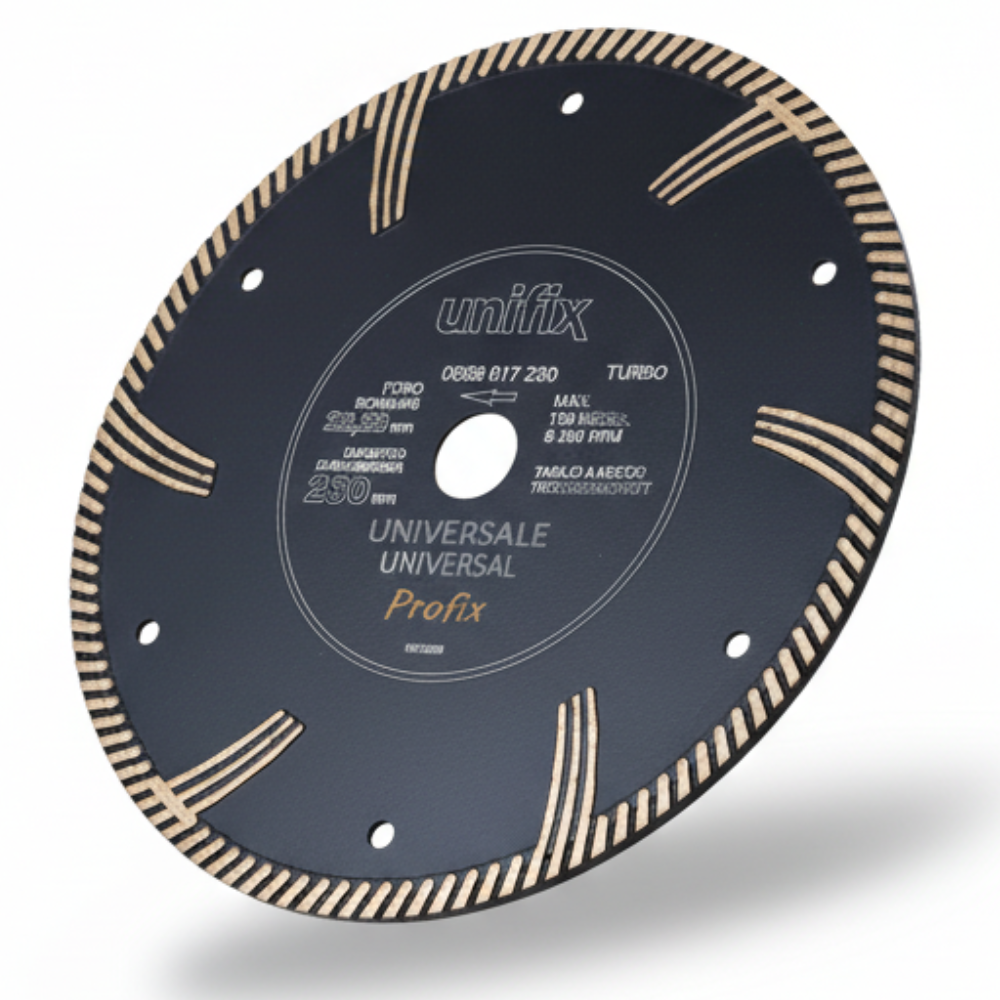 Disco diamantato turbo universale cemento, cemento armato, granito *** misura Ø 230 x 2,8 mm, confezione 1