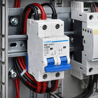 Interruttore magnetotermico chint nb1-63dc 20a 500vdc per circuiti dc