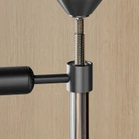 Sacco da Boxe Autoportante con Punching Ball e Braccio Rotante 3 in 1, Altezza Regolabile, Nero