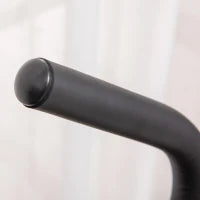 Stepper con Manubrio, Pedali Antiscivolo e Monitor LCD, in Acciaio e ABS, 55x44x108 cm, Nero Grigio e Verde