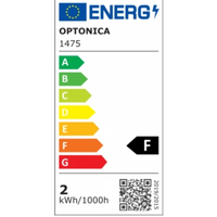 Optonica mini lampadina led g45 e14 2w a filamento varianti di temperature *** temperatura colore lampada 4500k bianc...