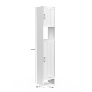 IDMarket - WALDO Mobile bagno a 2 ante bianco