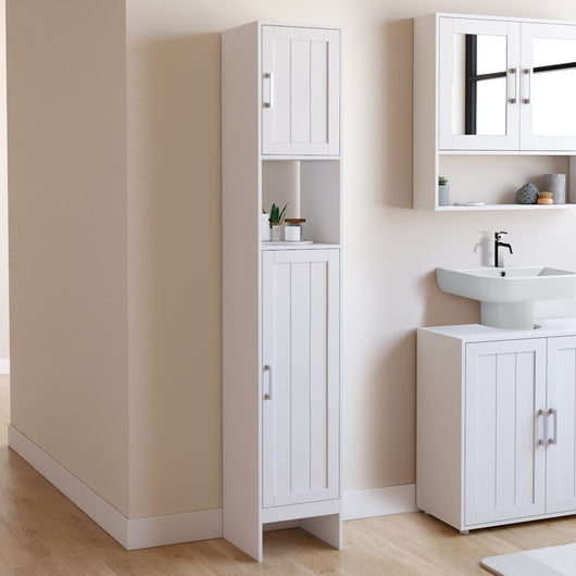IDMarket - WALDO Mobile bagno a 2 ante bianco