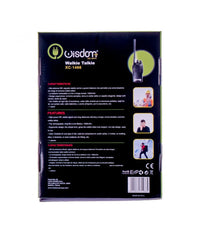 Walkie Talkie Ricetrasmettitore Wisdom Potenza 5w 16 Canali Batteria Al Litio         