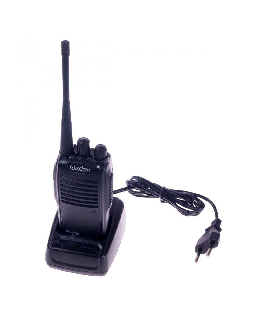 Walkie Talkie Ricetrasmettitore Wisdom Potenza 5w 16 Canali Batteria Al Litio         