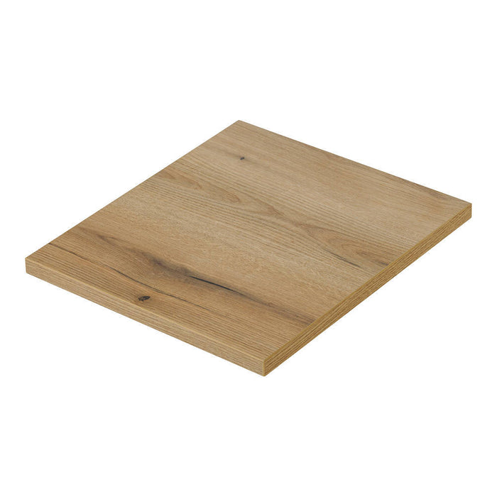 Set NEWPORT Armadio Pensile Sottolavabo con Piano di Lavoro 50x60x40 Effetto Rovere [en.casa]