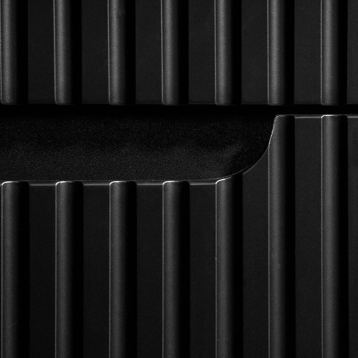 Mobile Sottolavabo da Parete NEWPORT con 2 Cassetti 80 x 60 x 40 cm - Nero [en.casa]