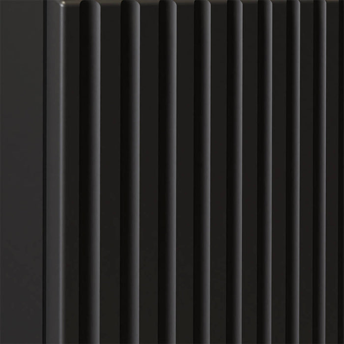 Mobile Sottolavabo da Parete NEWPORT con 2 Cassetti 80 x 60 x 40 cm - Nero [en.casa]