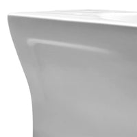 Water filomuro serie Feeling senza brida in ceramica bianco matt