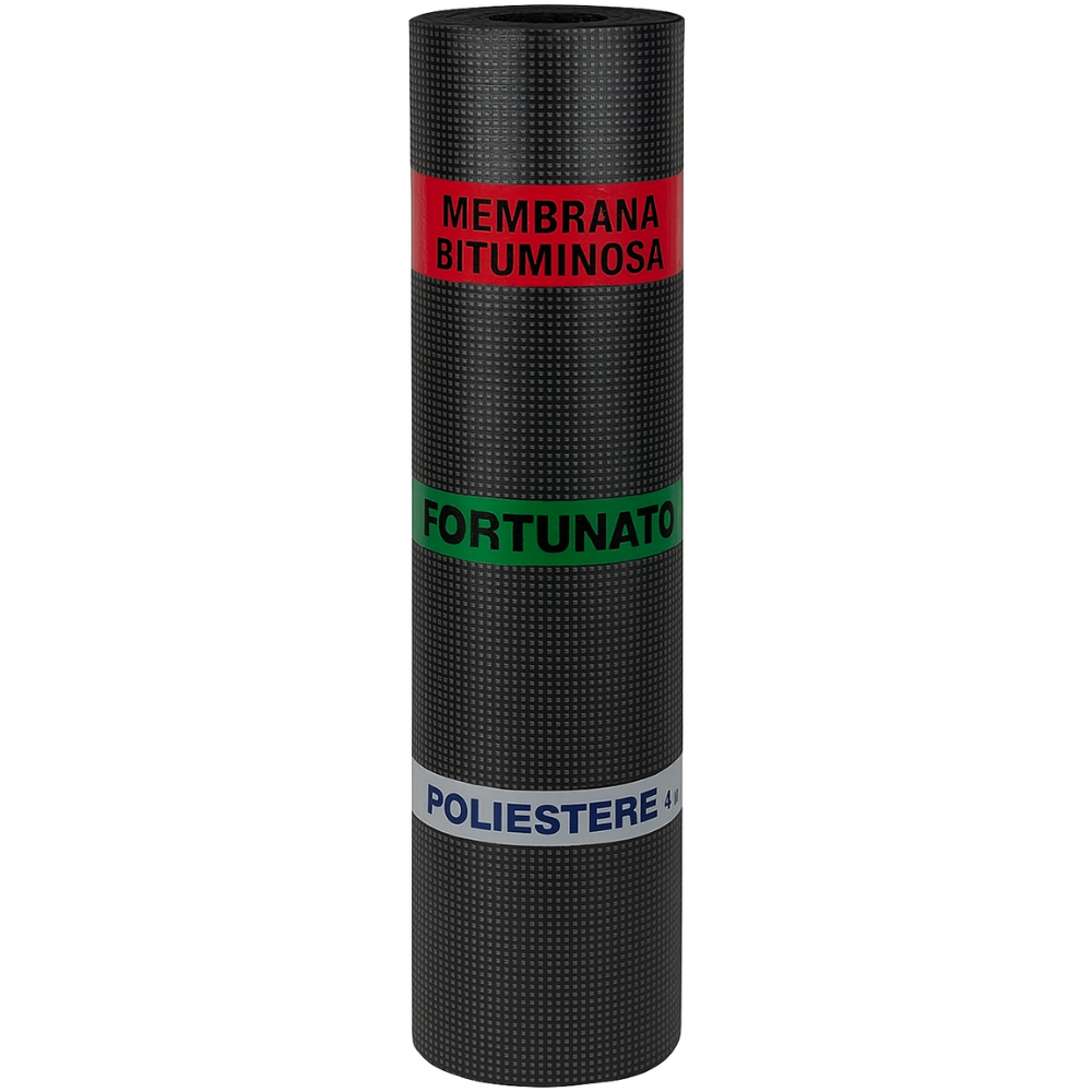 Membrana bituminosa poliestere 4 mm impermeabilizzante casasciutta 1 x 10 m