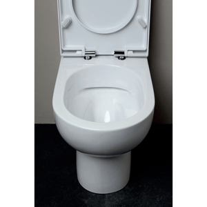Wc a Terra H 48 Cm Azzurra Ceramica "Nuvola" Bianco Lucido