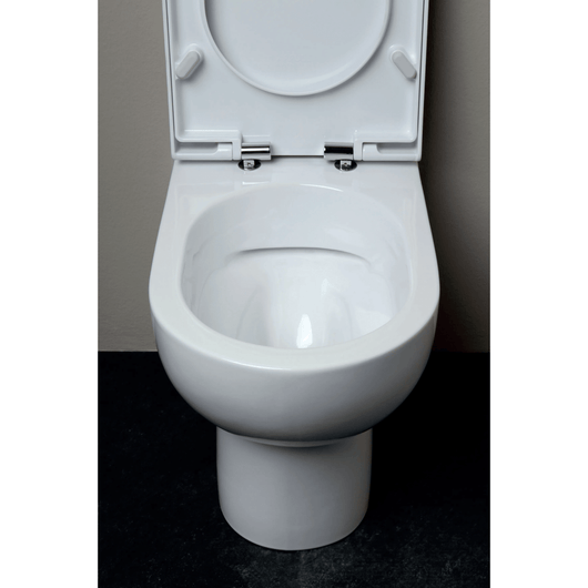 Wc a Terra H 48 Cm Azzurra Ceramica "Nuvola" Bianco Lucido
