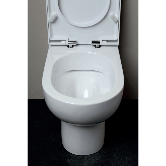 Wc a Terra H 48 Cm Azzurra Ceramica "Nuvola" Bianco Lucido