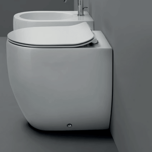 Wc Da Terra Kerasan Filo Muro Bianco Lucido "Flo 52"