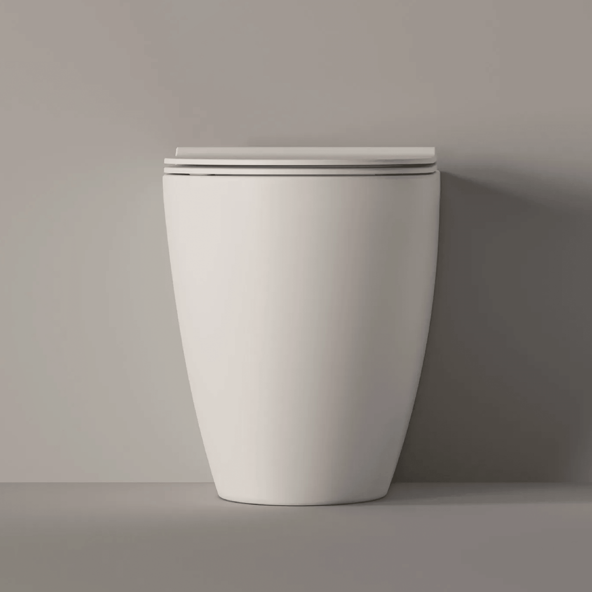 Wc a Terra Senza Brida Alice Ceramica "Form" Bianco Lucido