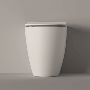 Wc a Terra Senza Brida Alice Ceramica "Form" Bianco Lucido