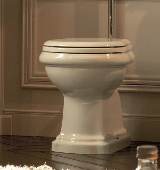 Wc Da Terra Tradizionale Kerasan Bianco Lucido "Retrò"