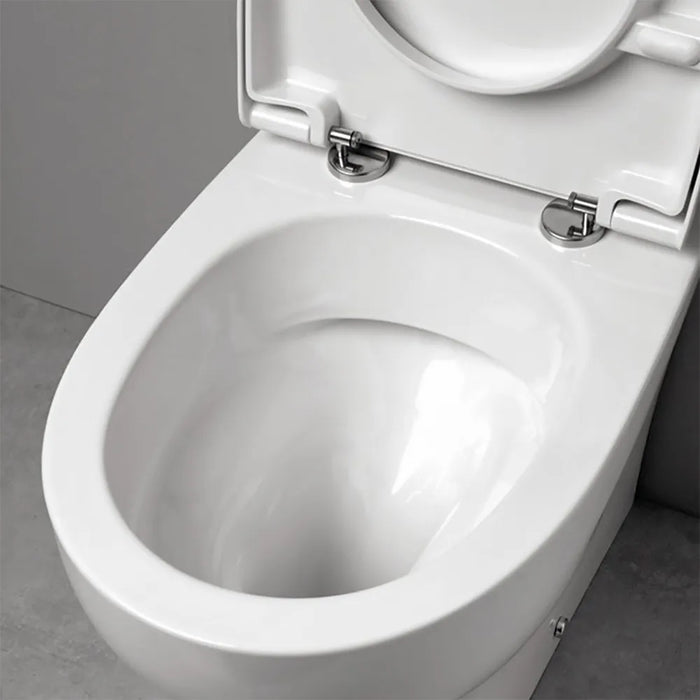 Wc filo muro scarico traslato rimless Azzurra serie Pratica