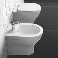 Wc filo muro scarico traslato rimless Azzurra serie Pratica