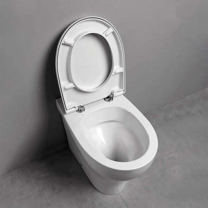 Wc filo muro scarico traslato rimless Azzurra serie Pratica