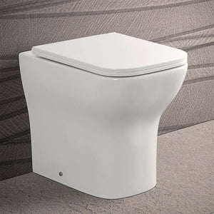 Wc filomuro bianco lucido senza brida con scarico multiplo  Plana