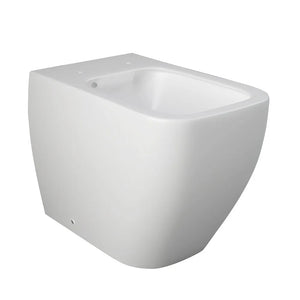 Wc filomuro bianco opaco senza brida Rak serie Metropolitan doppio scarico