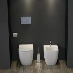Wc filomuro Rak serie Caroline in ceramica con scarico universale