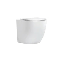WC bianco opaco Rimless MILOS 57x36x38 cm con sedile WC