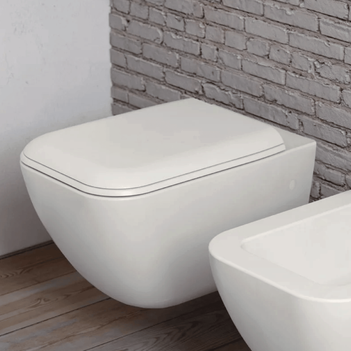 Bidet a Terra Ceramica Cielo "Shui Comfort" Bianco Lucido