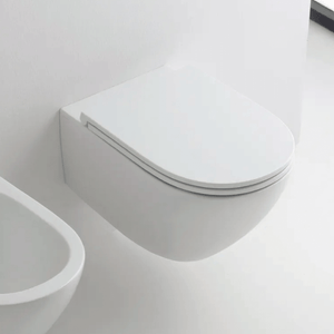 Wc Sospeso Senza Brida Kerasan "Aquatech" Bianco Lucido