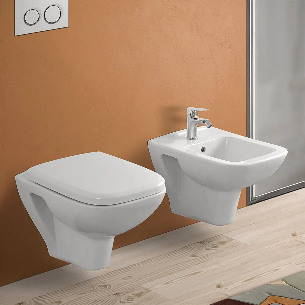 Wc sospeso senza brida Rimless bianco in ceramica lucida  Venti