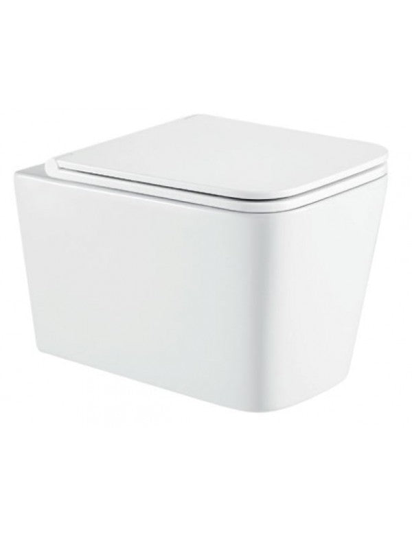 WC sospeso bianco senza brida Tornado BOFY 53x36,5x36 cm