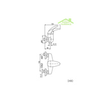 WC sospeso bianco senza brida Tornado BOFY 53x36,5x36 cm
