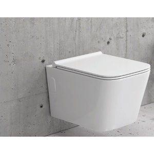 WC sospeso nero senza brida Tornado BOFY 53x36,5x36 cm