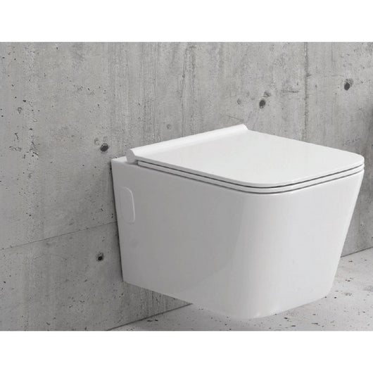 WC sospeso nero senza brida Tornado BOFY 53x36,5x36 cm