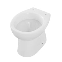 Wc tradizionale a pavimento in ceramica bianco lucido con brida  Flora