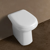 Wc tradizionale con brida serie Orient in ceramica con scarico a pavimento