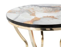 Tavolinetti Abstract Top -B- Coppia cm Ø 37X51-25X46