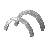 Guida profilo in lamiera zincata flessibile per strutture curve 1,5 m *** misure 30 x 75 x 30 mm, confezione 1