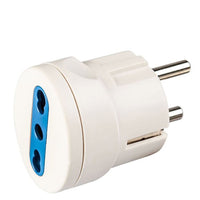 Adattatore presa schuko presa italiana bianco 16 ampere ecova